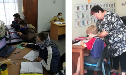 Academics: When we play, we play hard and when we work, we work even harder. Academics also include specific interventions to address gross and fine motor and sensory development.